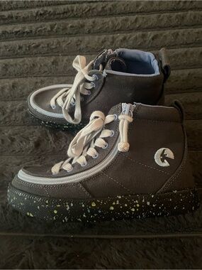 Billy Footwear Classic High Top Charcoal/Blue Speckle 13
